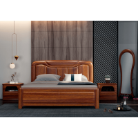 金奧藍(lán)家具德式胡桃木床W101#
