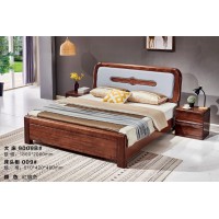 世華中式家具：大床9009B#