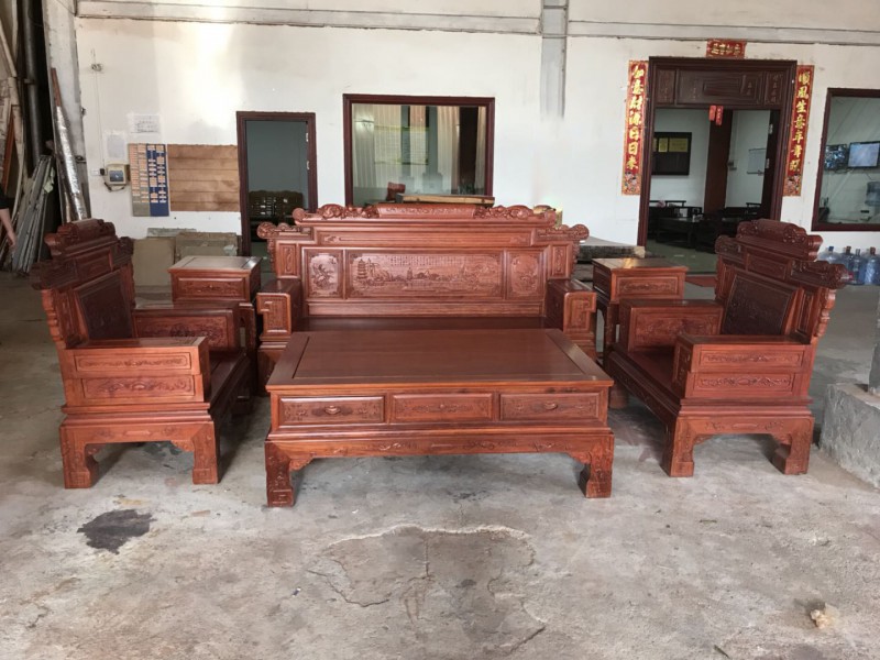南康紅木家具巴花系列產(chǎn)品7