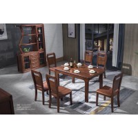 福多多家具：西餐桌、餐椅01#、間廳柜2020#