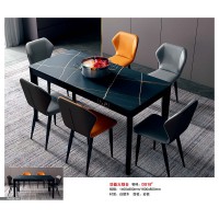 輕奢巖板家具，南康輕奢巖板餐桌椅廠家，盛裕軒家具，江西隨意家具有限公司