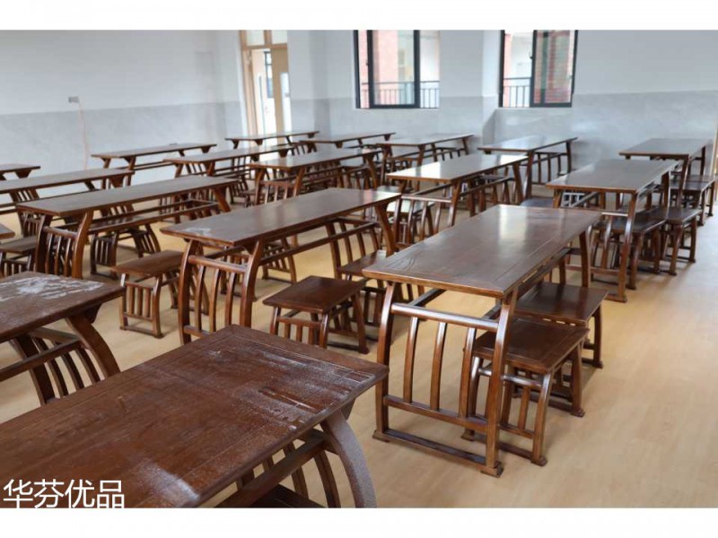 學校、部隊、科研實驗室實木家具、課桌、宿舍上下雙層床工程定制9