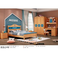 歡樂少年青少年兒童木蠟油家具,江西南康水洗白、壓紋、軟體卡通兒童床廠家,天佑家具