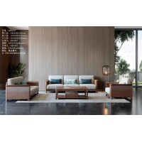 艾美儷家可可西里現代極簡黑金檀木家具：沙發KK3109#、長茶幾KK3302#、方茶幾KK3305#