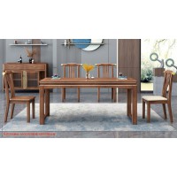 康優(yōu)寶輕奢新中式胡桃木家具：K6P20長餐臺(tái)
