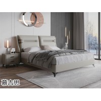 慕吉思現代簡約軟體家具，廣東現代極簡軟體床品牌招商，皮床、軟床生產廠家