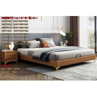 萊品家居輕奢風格軟體床，南康輕奢軟體家具廠家，江西布藝床、皮床招商加盟