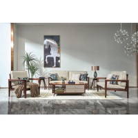 凡闊意式輕奢極簡(jiǎn)家具：K2216 1+2+3沙發(fā)