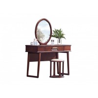 華夏國康卡迪婭輕奢極簡黃檀木家具：K001梳妝臺(tái)