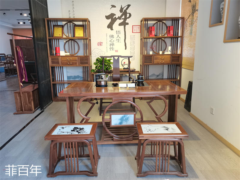 菲百年 新中式禪意風格瓷木藝術家具