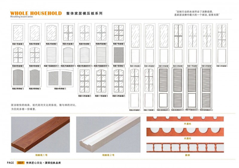 江西贛州威瑪e家全屋定制模壓板系列