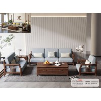 木匠空間現(xiàn)代簡(jiǎn)約實(shí)木沙發(fā)829#