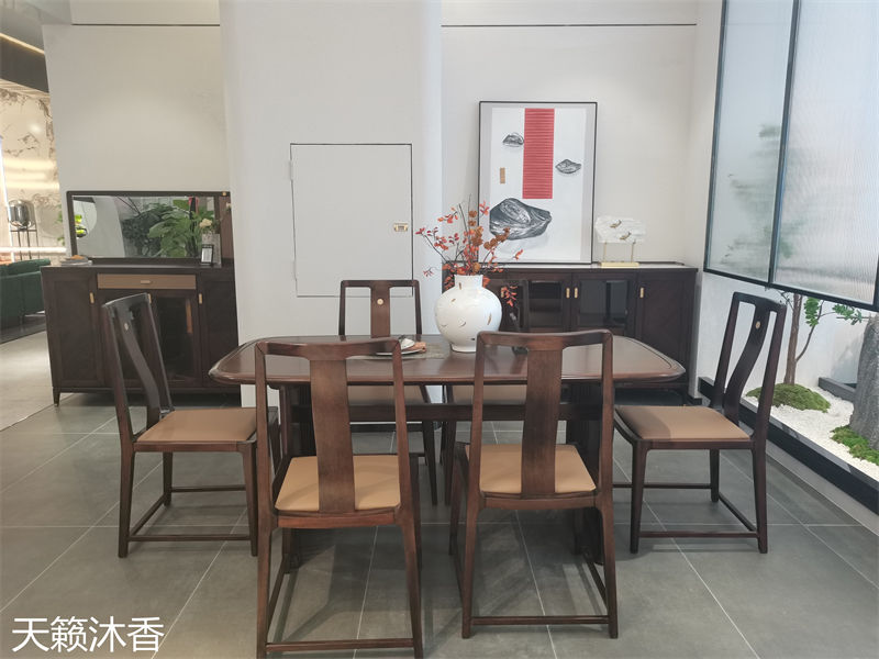 世紀(jì)豪軒·天籟沐香 蘭亭韻-悅系列時尚輕奢新中式風(fēng)格愛里古夷蘇木家具展廳實拍