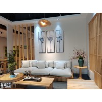 禺舍家具,南康新中式禪意、侘寂風(fēng)白蠟?zāi)炯揖?民宿、茶空間、會(huì)所、辦公家具工程定制