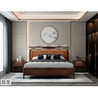 新中式風(fēng)格烏金木家具，廣東新中式全屋定制，烏金木套房生產(chǎn)廠家，深圳昌龍家具
