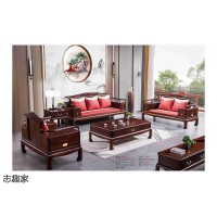 志趣家國(guó)風(fēng)新中式家具，南康金花梨木家具，國(guó)潮新古典金花梨套房，江西順意家具廠家
