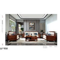 南康新中式家具，江西國雅新中式實木套房，國雅新中式家具，金戶美居家具廠家