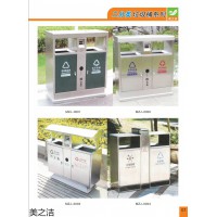環衛家具，江西鋼板、塑料垃圾桶，贛州分類垃圾亭工程定制，美之潔環衛設備生產廠家