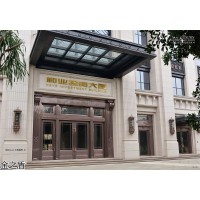 贛州銅門，江西別墅銅門、入戶大門定做，南康銅窗、銅屏風，金之盾銅門工程定制廠家