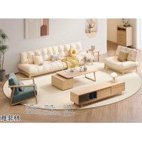 雅菲林白蠟?zāi)咎追考揖?，南康現(xiàn)代極簡風(fēng)格家具，江西北歐簡約北美白蠟?zāi)咎追可a(chǎn)廠家