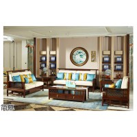 古玥新中式家具，江西南康新中式沙發、羅漢床、床、餐桌生產廠家，上海簡慕家居