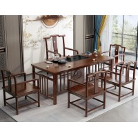 衛(wèi)府里新中式烏金木CT618-16茶臺(tái)、CY621主椅、CY622副椅